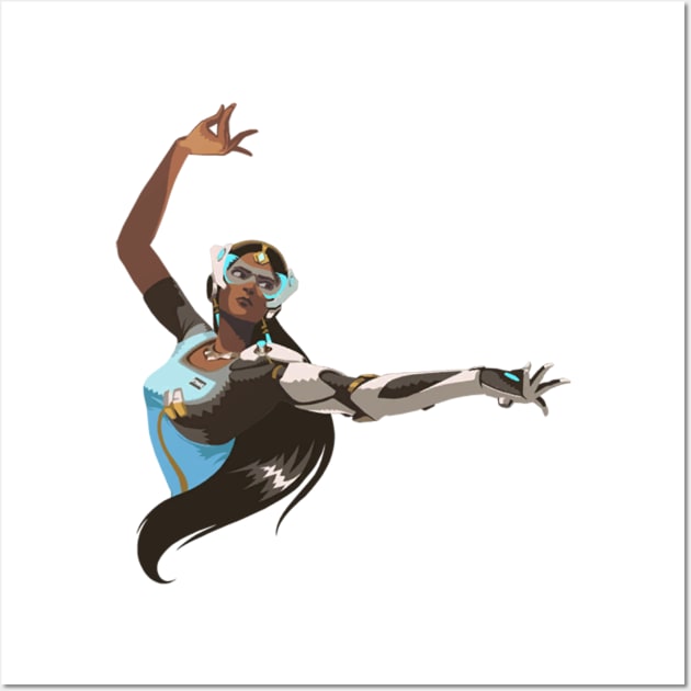 Symmetra Pose Wall Art by Genessis